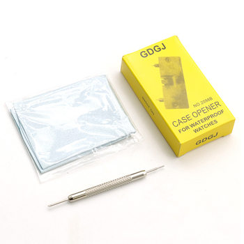 Watch Repair Tool 3-in-1 Watch Opening Back Cover Set Watch Disassembler Double-Ended Ear Batch Metal Digital Two-Claw Flannel