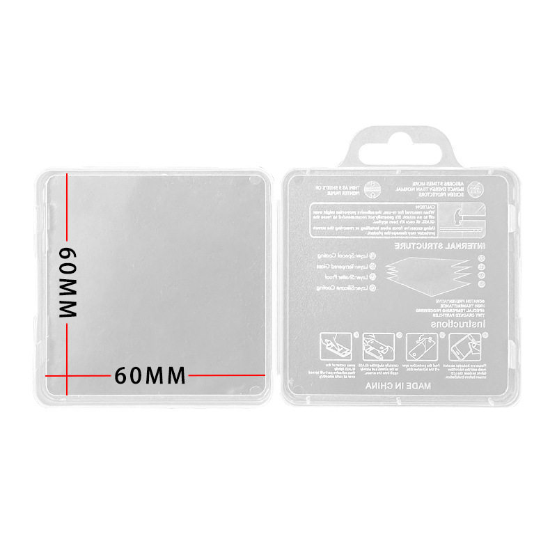 In stock Huawei Xiaomi Apple watch film packaging box IWatch tempered film protective plastic crystal small box packaging