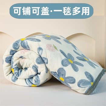 Fresh and Simple Milk Velvet Blanket, Thickened and Warm Cloud Mink Velvet Blanket, Flannel Nap Blanket, Air Conditioning Blanket, Throw Blanket Wholesale