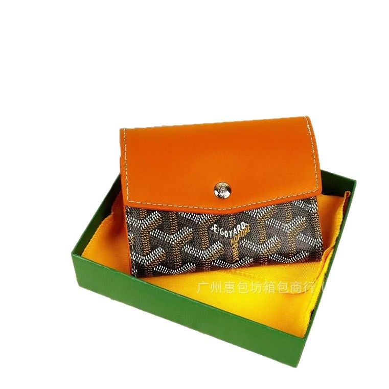 Coin Purse Card Holder Goya Wallet 70% off Zipper Snap Button Business Card Organizer Id Holder Card Holder Ultra-Light Waterproof