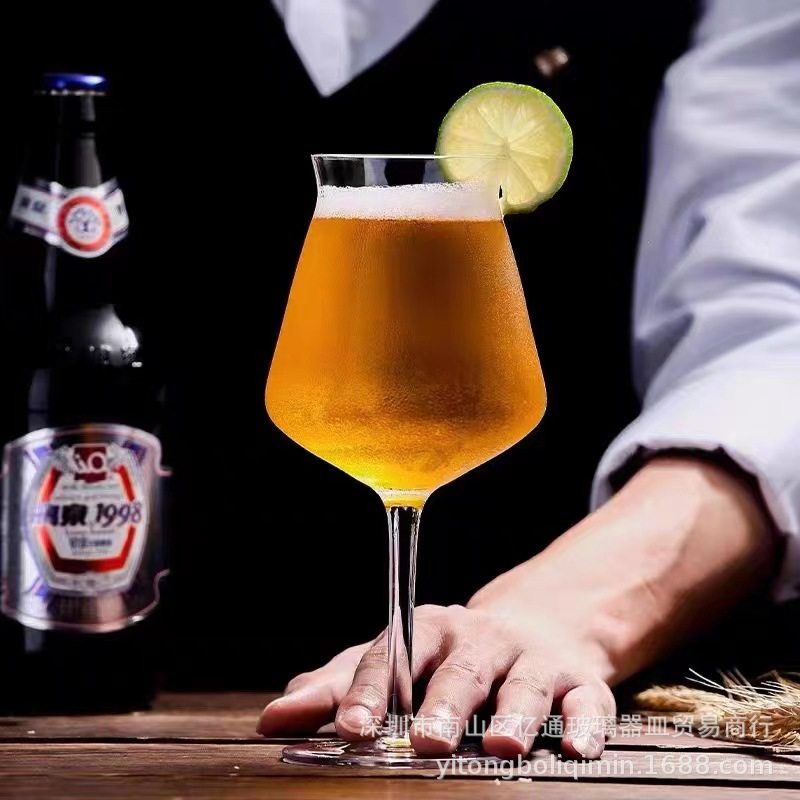 Teku Beer Mug Tulip Goblet Lead-Free Crystal Red Wine Glass Wine Glass Set Crystal Glass