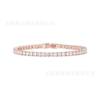 Cross-border Amazon explosions 18K full diamond bracelet single row tennis men's and women's bracelet anklet jewelry wholesale