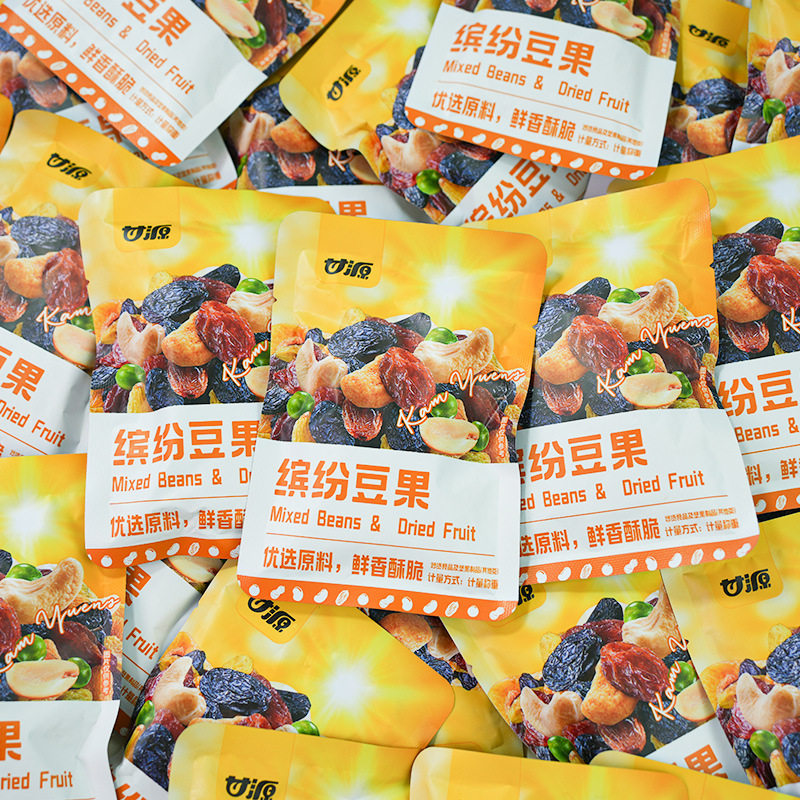 Ganyuan Comprehensive Nut Colorful Bean Fruit Daily Nuts Roasted Goods Independent Small Package Dried Fruit Leisure Zero Food Wholesale
