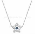 Five-pointed star necklace