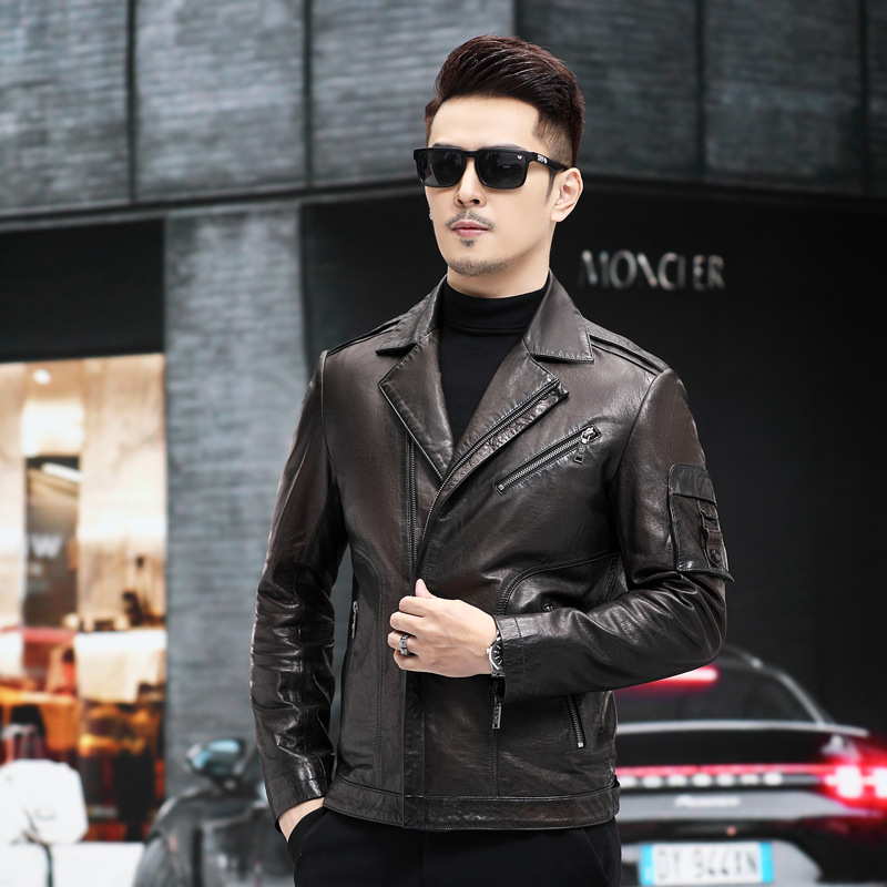 Áo Da Nam Chất Liệu Da Bò