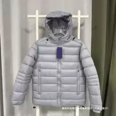 New Winter 1.1 Correct Version of Rl Thickened Hooded Windproof and Cold-Proof Warm Cotton Jacket for Men and Women