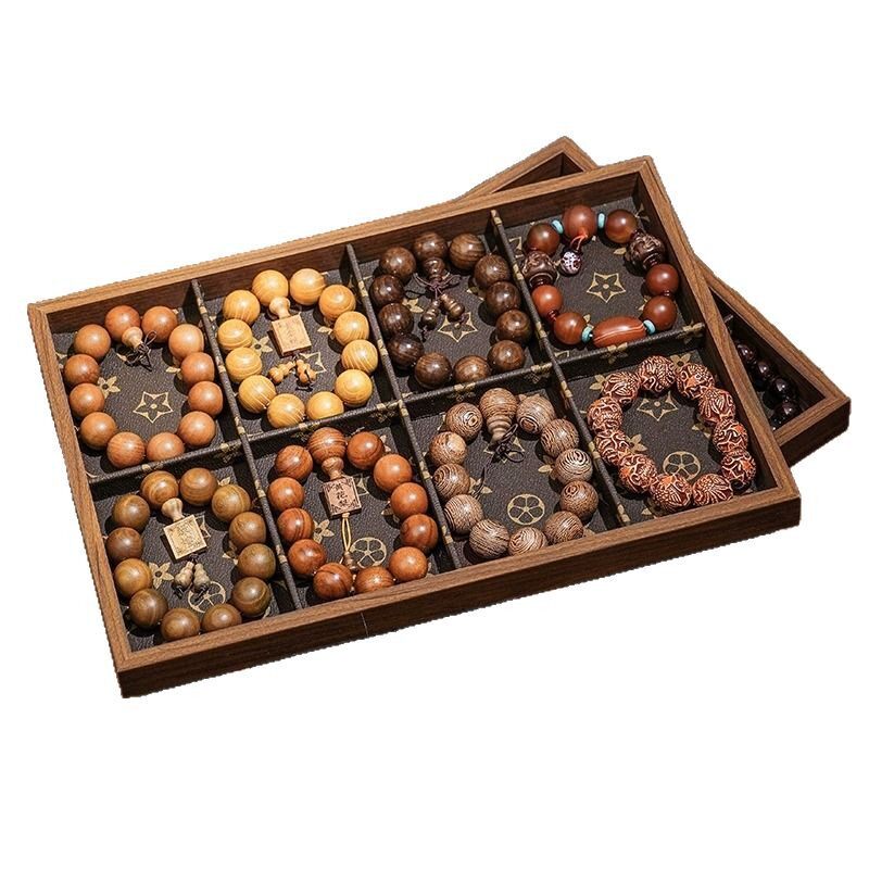 Walnut Bracelet Storage Box Wooden Bracelet Jewelry Bracelet Walnut Jewelry Box Special Display Plate
