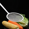 304 Stainless Steel Mesh Oil Leakage Separator Narrow Edge Grease Filter Spoon Juice Soy Milk Filter Spoon Kitchen Stainless Steel Mesh Sieve