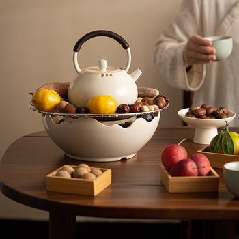 Soda Glazed Electric Pottery Oven for Tea Making suit Internet Celebre Encirclement Stove Household Dry-Baking Pottery Pot Pot Pot Pot Health Pot