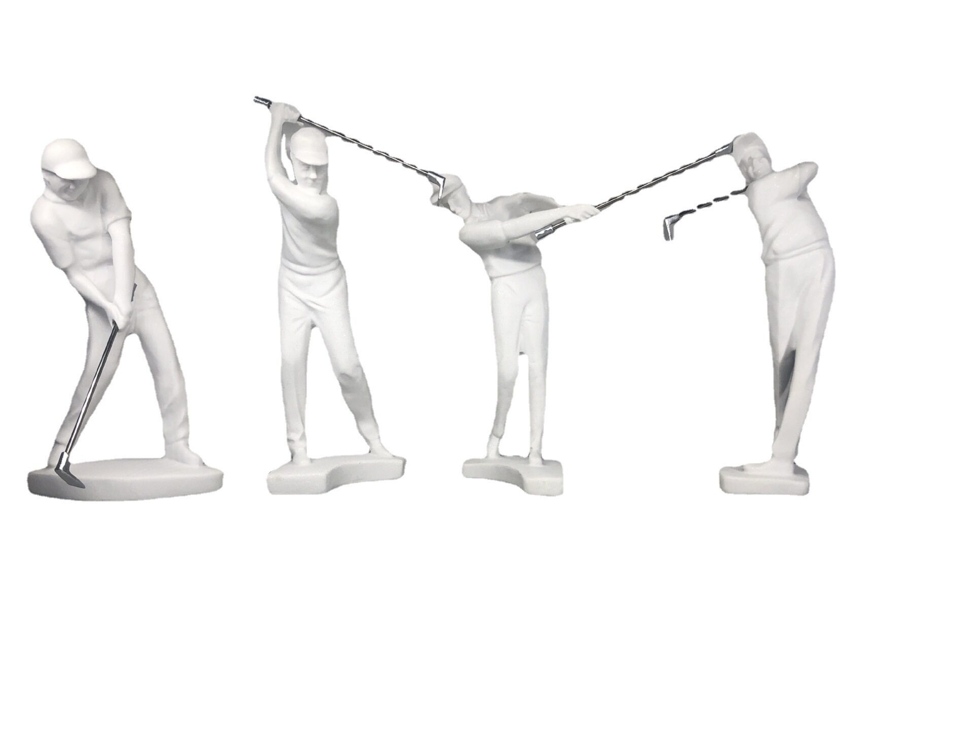 现货创意高尔夫摆件 现代简约家居饰品 软装设计树脂工艺品居家