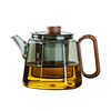 High-Temperature Resistant Glass Teapot with Tea-Water Separation, Suitable for Home Use with Electric Ceramic Stove, Suitable for Brewing Flower Tea, Black Tea, and Other Teas