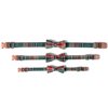 Manufacturer Wholesale Cross-Border Hot Selling Pet Collar British Style Christmas Plaid Rose Gold Buckle Collar Bow