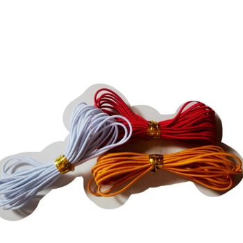 1.2mm3 meter long stretch rope high quality polyester sleeve elastic band wholesale multi-color optional