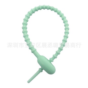 11CM Colorful Soft Rubber Tadpole Tie Non-woven Tadpole Rope Single-shoulder Women's Bag Hanging Rope Blind Box Doll Lanyard