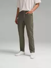 LULU Commission same ABC summer men's slim fit five-bag trousers high elastic business pants 7038