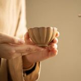Керамическая чайная чашка на дровах, шляпа, чайная чашка, чайная чашка в японском стиле, окружающая печь, большая и маленькая чайные чашки, для чаепития, мастер-чашка, чашка в виде лепестков