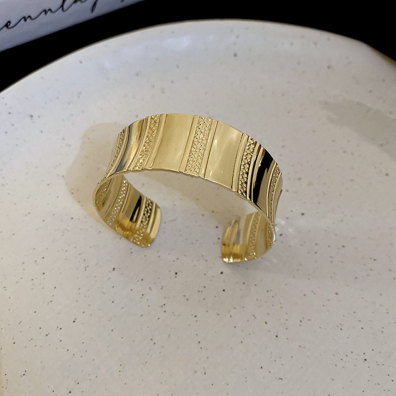 欧美跨境简约时尚手镯臂环小众冷淡风气质手环高级感百搭手饰批发