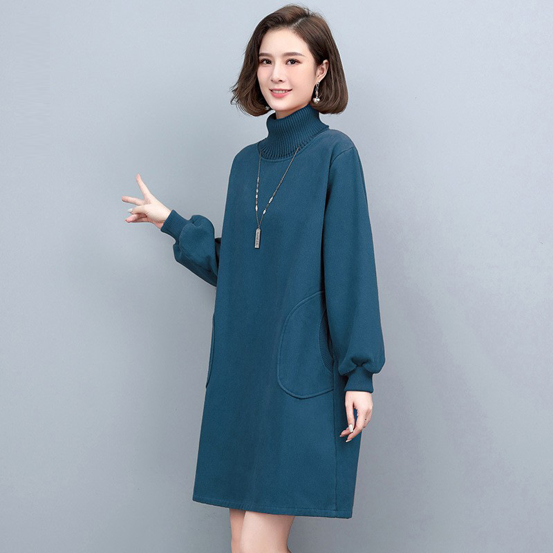 (Mới) Mã G2497 Giá 1440K: Váy Đầm Liền Thân Nữ Hadio Hàng Mùa Xuân Thu Đông Trung Niên Dày Ấm Thời Trang Nữ Chất Liệu G04 Sản Phẩm Mới, (Miễn Phí Vận Chuyển Toàn Quốc).