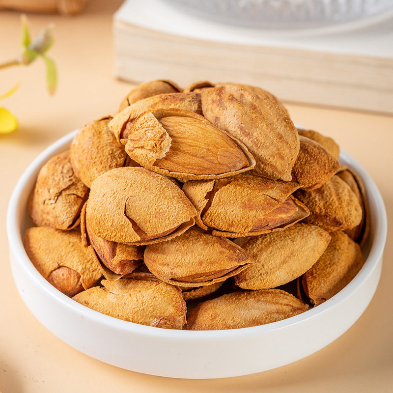 Mountain Fruit Craftsman Almonds 500g Creamy Almonds Southern Almonds Nuts Dried Almonds Roasted Seeds