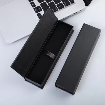 Black Heaven and Earth Cover Pen Box Creative Paper Box Rectangular Pen Packaging Box Pen Gift Packaging Paper Box