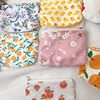 Coin Purse Fabric Women's Cute Mobile Printed Wallet One-piece Square Small Pocket Bag Thin Cute Coin Bag