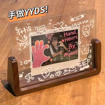 Polaroid Acrylic Floating Photo Frame Empty Frame DIY Desktop Display Piece Handmade Commemorative Album Display Frame Wholesale