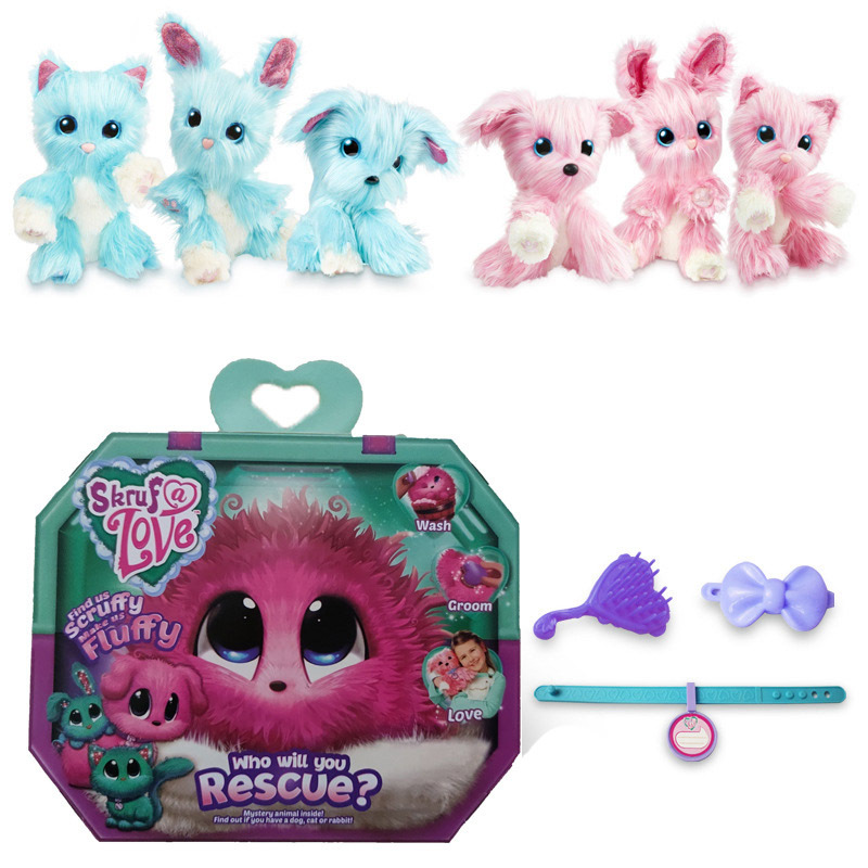 การค้าต่างประเทศยอดนิยม Skruff รักตุ๊กตาแปลกใจของเล่นเด็กของ...