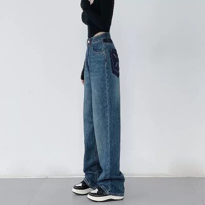 High Waisted Womens Jeans Slim Fit Versatile Stylish Design Spring Collection Wholesale Available