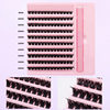 False Eyelash Factory Amazon Cross-Border Direct Supply 10 Rows of Washboard Hot Melt 40.60.80100P Eyelash Extensions