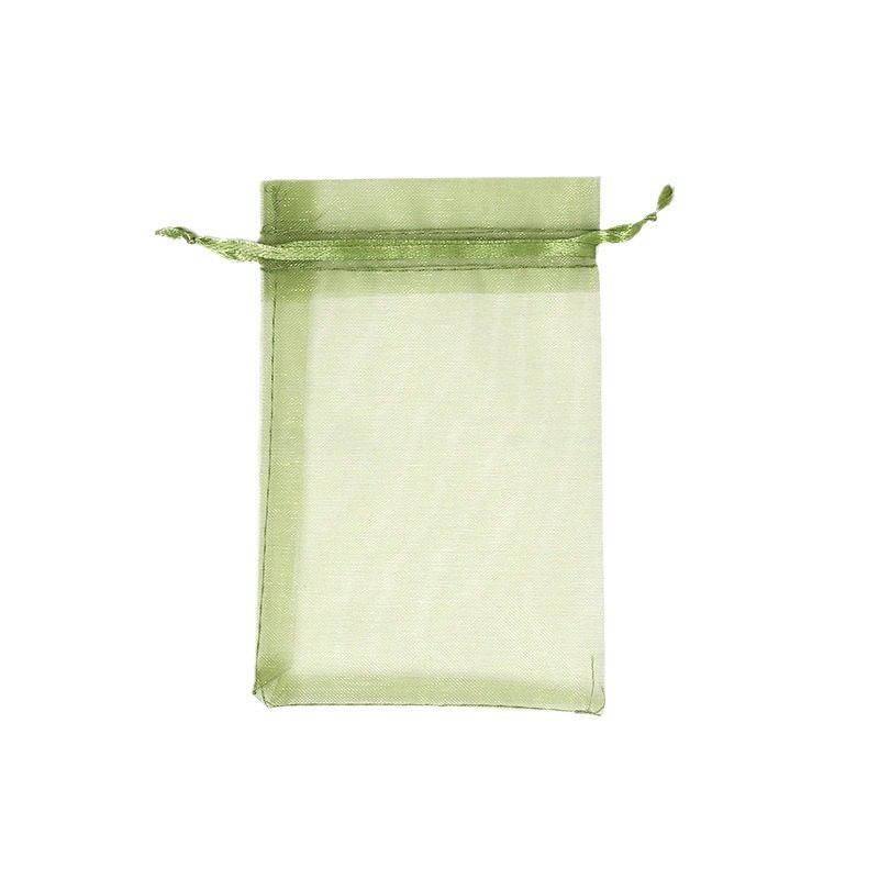 in stock wholesale amazon dedicated high density plain organza gift bag drawstring mesh wedding candy bag vacuum