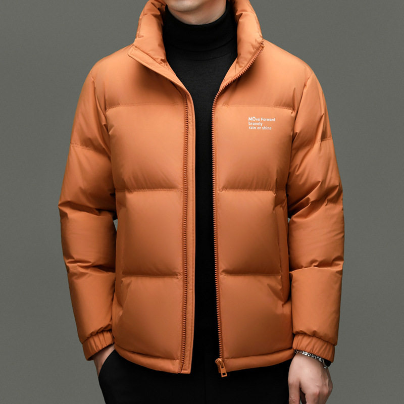 Men's down Jacket Quality Inspection 90% down Winter New Men's Fashion Casual Versatile Stand Collar Warm Men's Coat