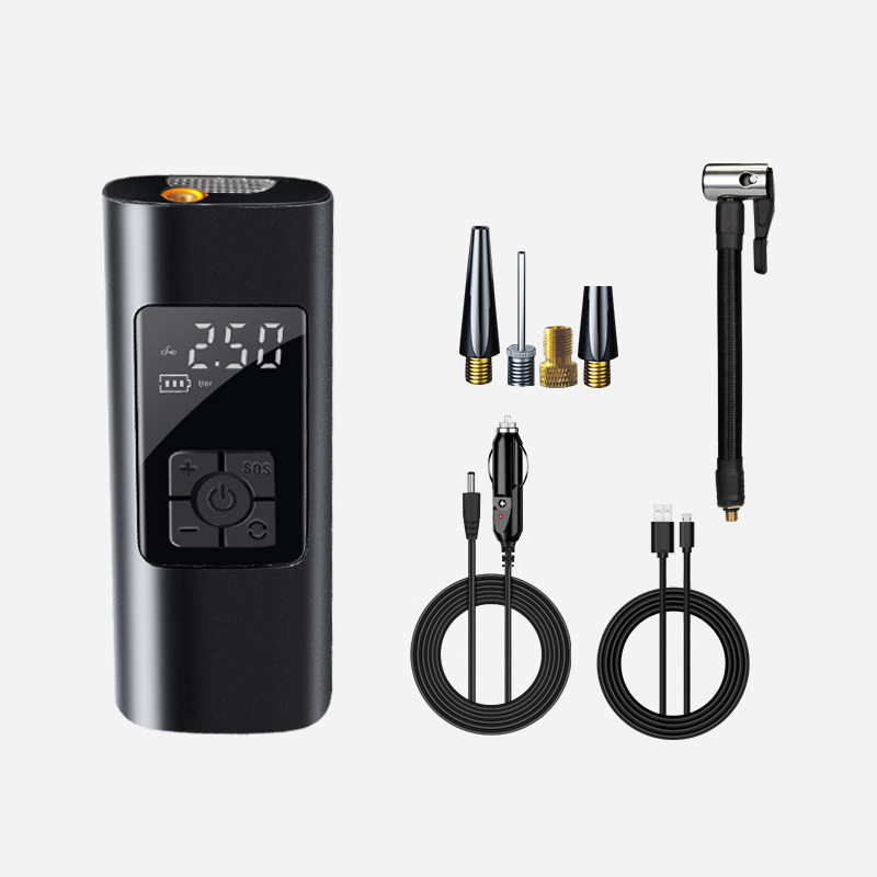 Cross-border hot sale wireless portable smart car air pump digital display air pump car electric air pump