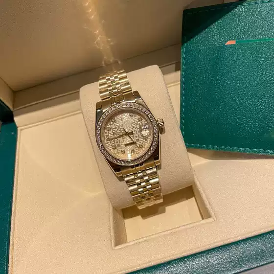 Weishang Daifa Lao Jia Oyster Constant Log 31MM Swiss Shi Ying Women's Watch Log Series Olive Green Watch