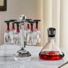 High-End Light Luxury Crystal Wine Glass Decanter Home Set European Style New Creative Tall Glass Wine Glass
