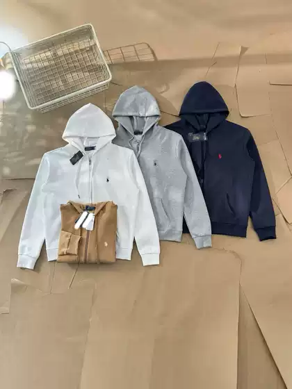 Embroidered Men's and Women's Solid Color Zipper Cardigan Hooded Jacket Hoodie Trendy