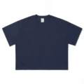 [navy blue] boxy short and wide version