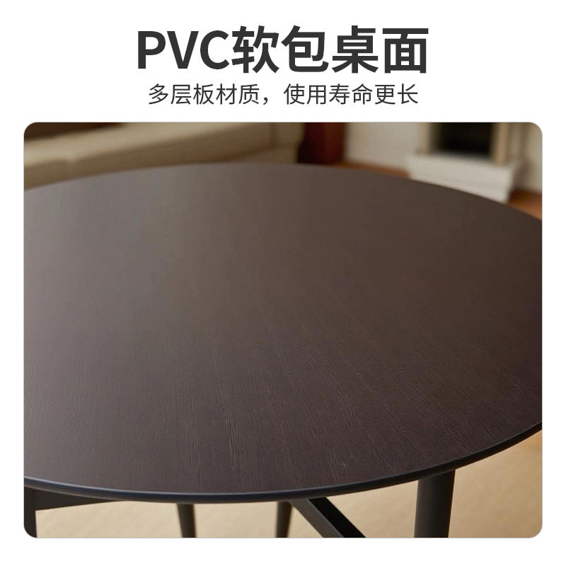 防火板圆桌玻璃转盘拆装方便可折叠大圆桌家用圆餐桌饭店宴会餐厅