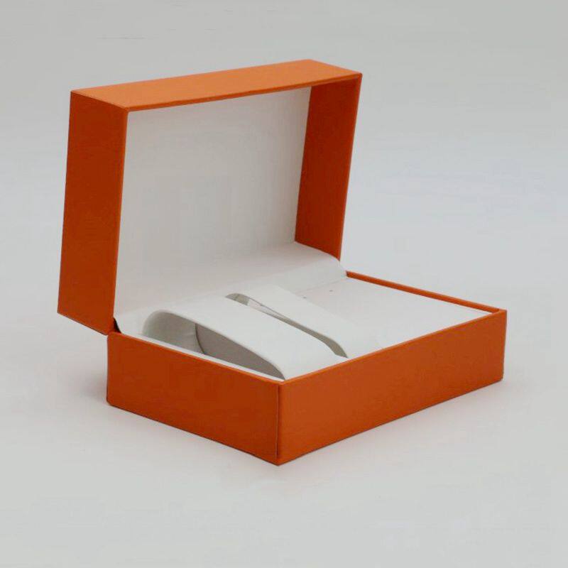 Watch Box Storage Flip Cover Pebbled Pu Leather Watch Box Gift Box Single High-End Watch Box Five-Piece Set Packaging
