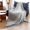 Modern Simple Cotton Blanket, Large Size 130*180cm, with Tassels, Nap Blanket, Wholesale, Sofa Woven, Thickened