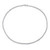 2.5mm 6-Point Moissanite Necklace for Women, 925 Silver, Full of Diamonds, Light Luxury, Versatile, Niche Style, Elegant Autumn and Winter Clavicle Chain
