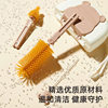 Baby Cleaning Brush suit Children's Suction Brush Cup Brush Draining Rack with Storage Box Baby Silicone Bottle Brush