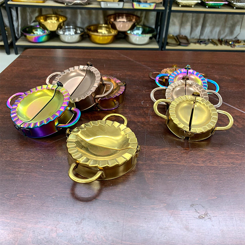 304 Stainless Steel Dumpling Maker Large and Small Manual Dumpling Mold Dumpling Model Kitchen Gadget