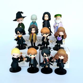 Chinese Version of Harry Potter Blind Box Wizarding World Full Set of Figurines, Peripheral Wands, Action Figures, Boys' Birthday Gift Ornaments