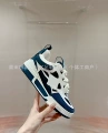 Blue and white