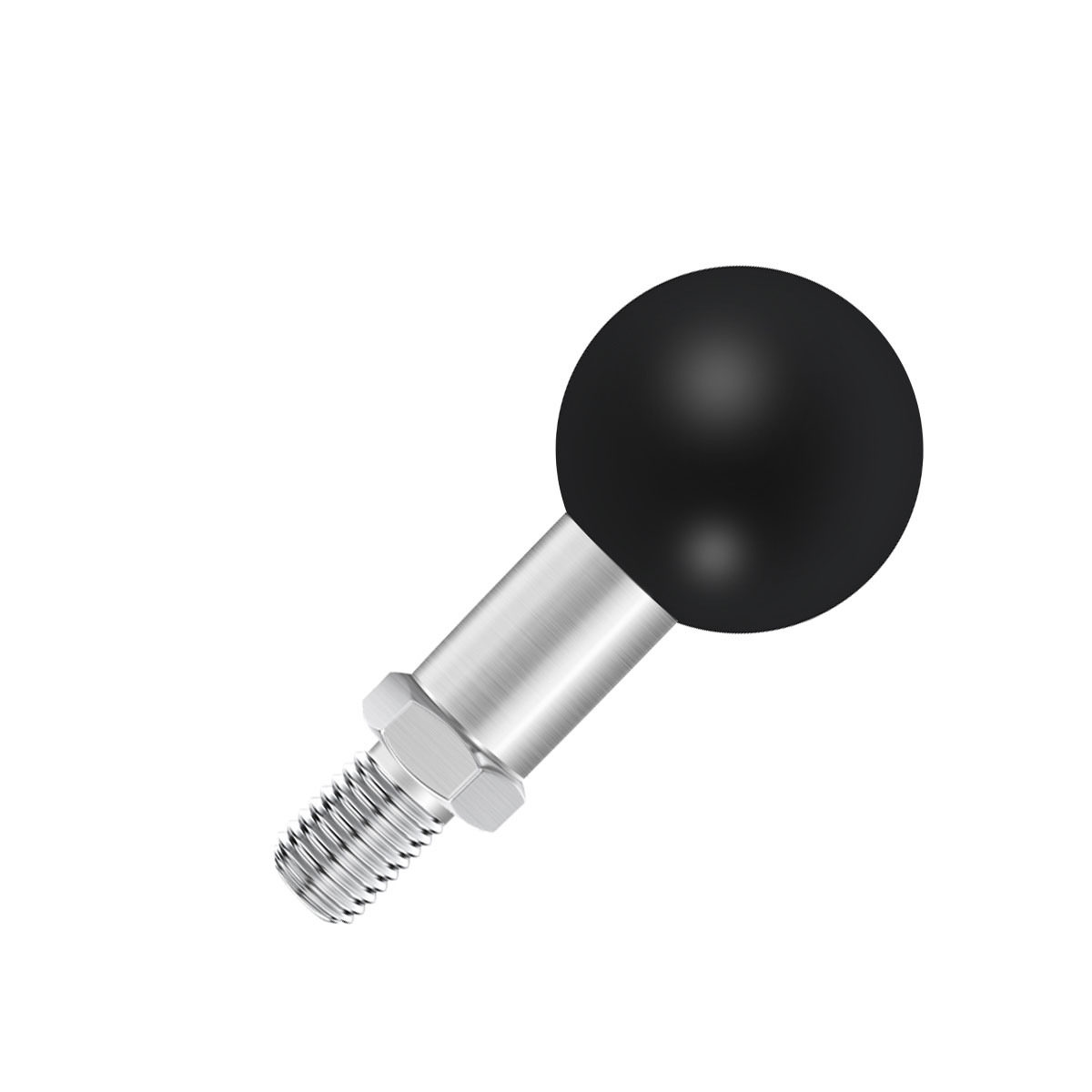 通用1英寸球头配件25mm球头手机导航支架底座连杆菱形方形后视镜