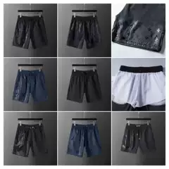 Authentic Swim Shorts That Show Patterns When Wet, Beach Shorts with Inner Mesh, Unisex, Breathable, Export Casual Beach Shorts