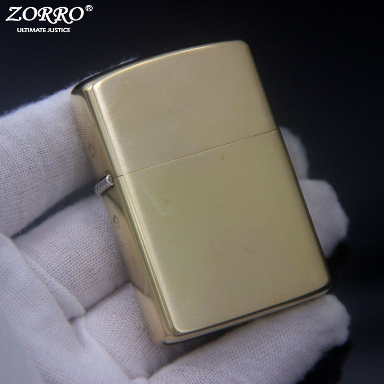 ZORRO ZORRO New Z902S Brass About 110 Wire Thickened Case Kerosene Lighter Original Copper Light Plate Copper Movement