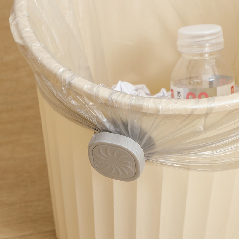 Seamless Rotating Button-Type Garbage Bag Holder, Simple Non-Slip and Durable Plastic Bag Garbage Bag Universal Fixing Clip