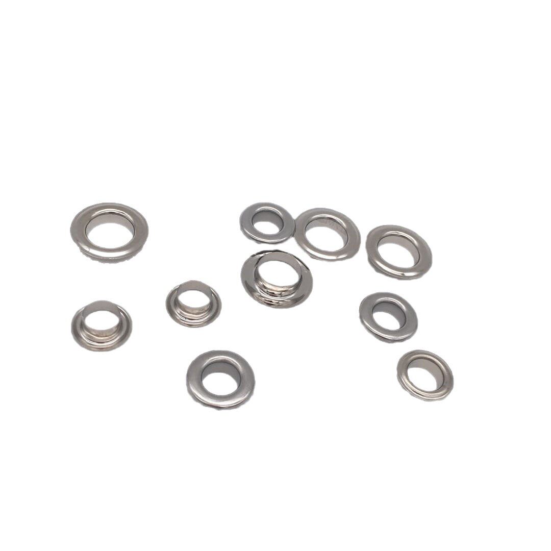 Manufacturer Supplies Copper and Iron Eyelets, Rivets for Denim Jackets, Round Colored Spray-Painted Eyelets
