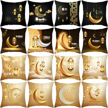 Cross-Border Ethnic Style Holiday Pillowcase Golden Moon Amazon Home Pillow Living Room Sofa Bedside Cushion Cover